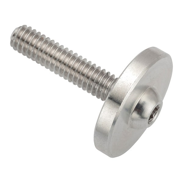 #8-32 x Machine Screw, Socket, Plain Aluminum
