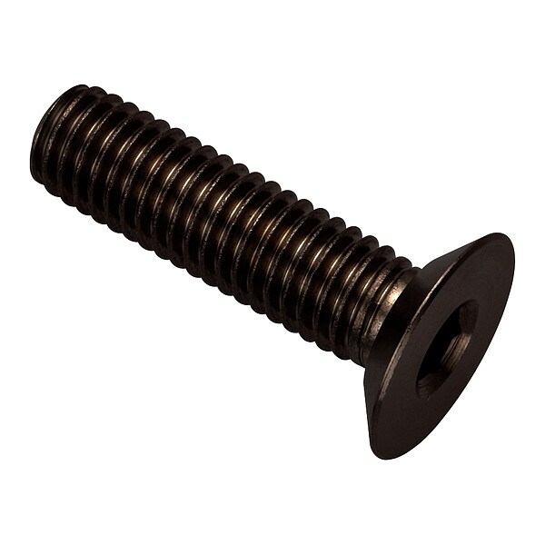 M8-1.25 Socket Head Cap Screw, Flat, Black Oxide 316 Stainless Steel, 30 mm Length