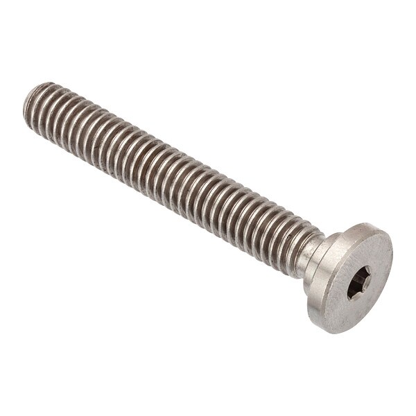 5/16"-18 Socket Head Cap Screw, Socket, Plain 316 Stainless Steel, 2 in Length
