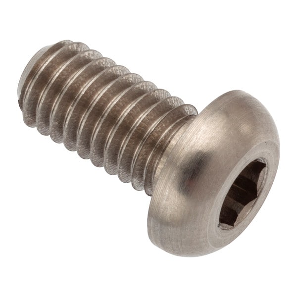 M6-0.75 x Machine Screw, Hex Plain 316 Stainless Steel