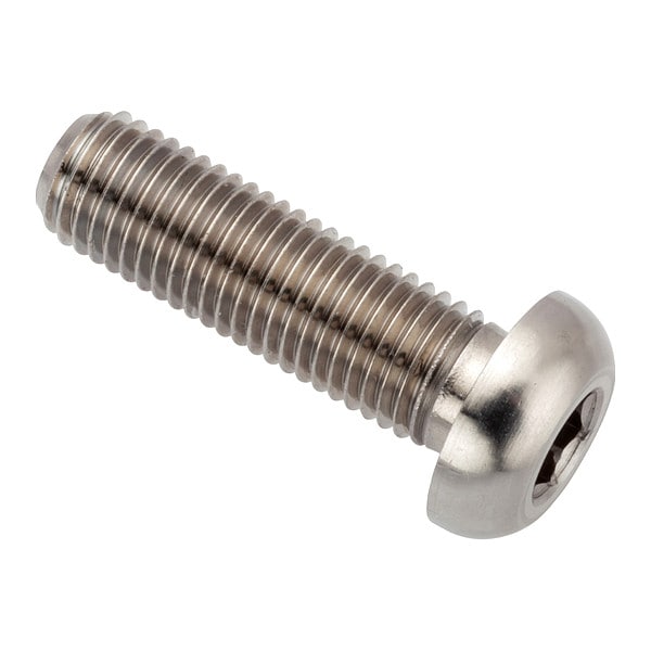 M6-0.75 x 20 mm Hex Plain 316 Stainless Steel