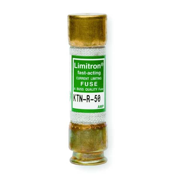 UL Class Fuse, RK1 Class, Fast-Acting, 50A, 250V AC, Non-Indicating