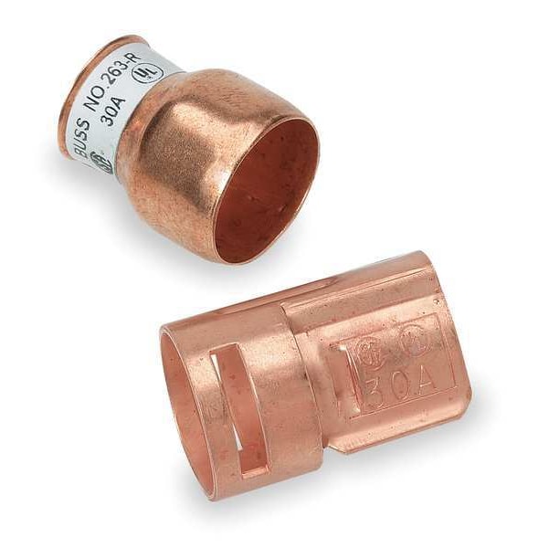 Fuse Reducer, R Fuse Class, 60A Max. Amps, 250V AC Max. Volts