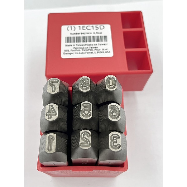 Hand Stamp Kit, Number Set