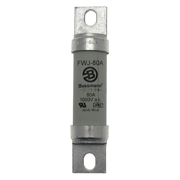 Semiconductor Fuse, 80A, Fast-Acting, 1000V AC, Bolt-On