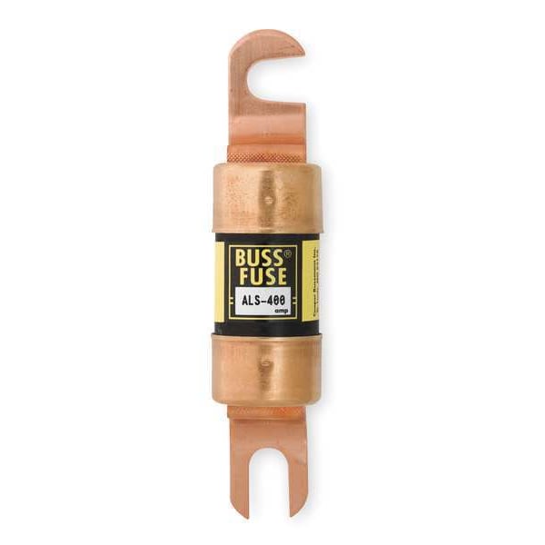 Limiter Fuse, ALS Series, 400A, Fast-Acting, Not Rated, Bolt-On