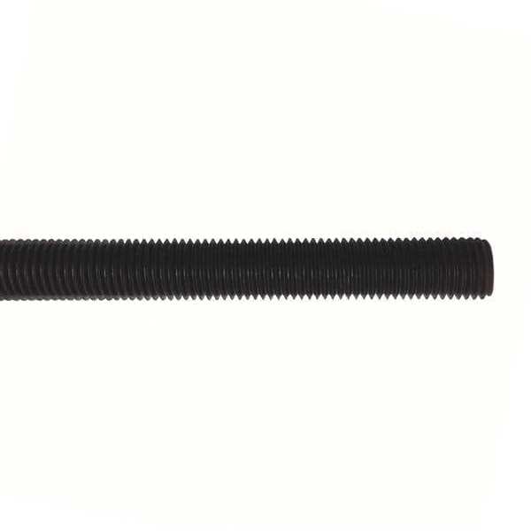 Fully Threaded Rod, 1"-8, 6 ft, Nylon, 6/6, Plain Finish