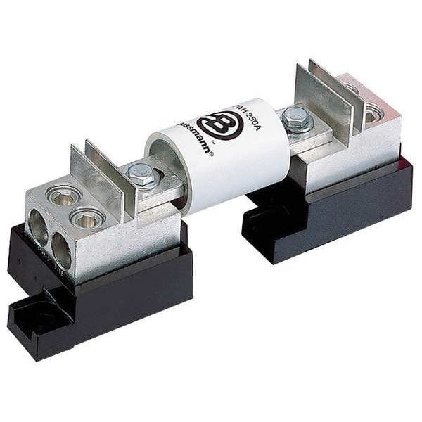 Open Fuse Block, 401 to 600A Amp Range, 600V AC/DC Volt Rating, 1 Poles, Screw