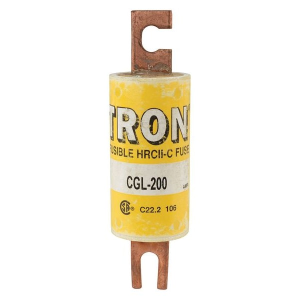 Low Voltage Fuse, 200A, Time-Delay, 600V AC, Bolt-On