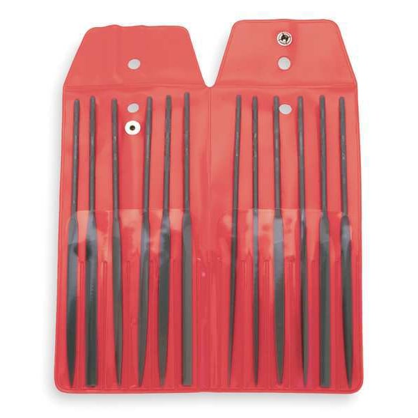 12 Piece 6-1/4" 2 Cut File Assortment