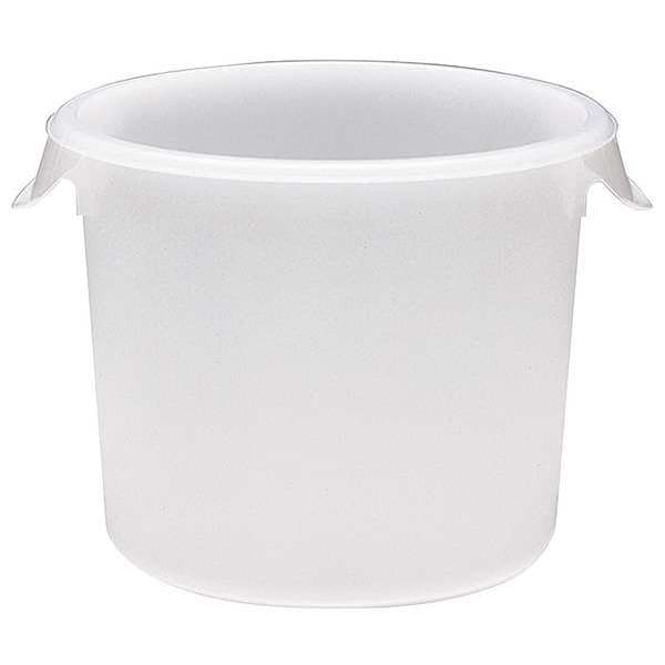 Round Storage Container, 12 qt, PK6