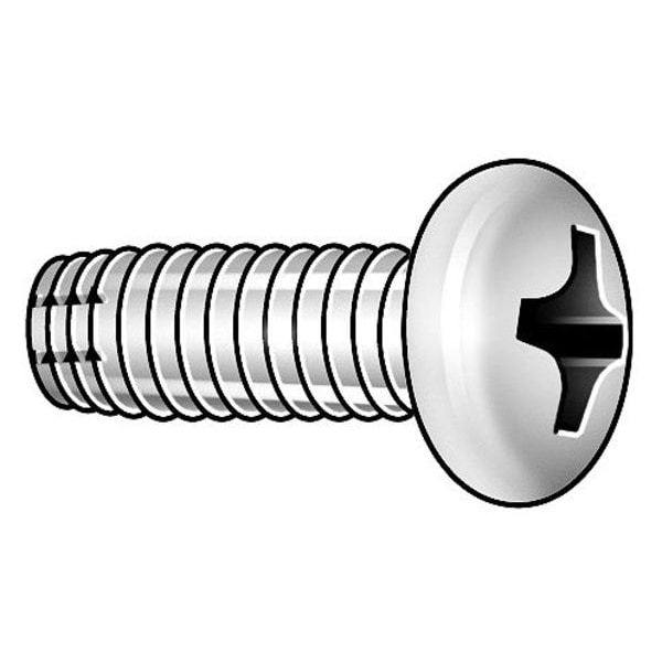 #6 x 1/4 in, Steel Pan Head Phillips Drive, 25000 PK