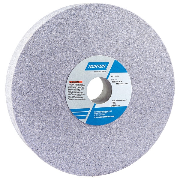 Grinding Wheel, T1, 8x1x1-1/4, AO, 60G, PK5