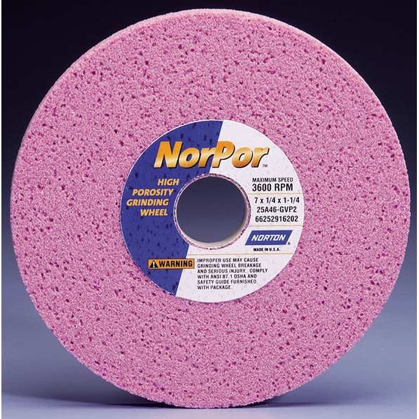 Grinding Wheel, T1, 7x1/2x1.25, AO, 46G, PK5