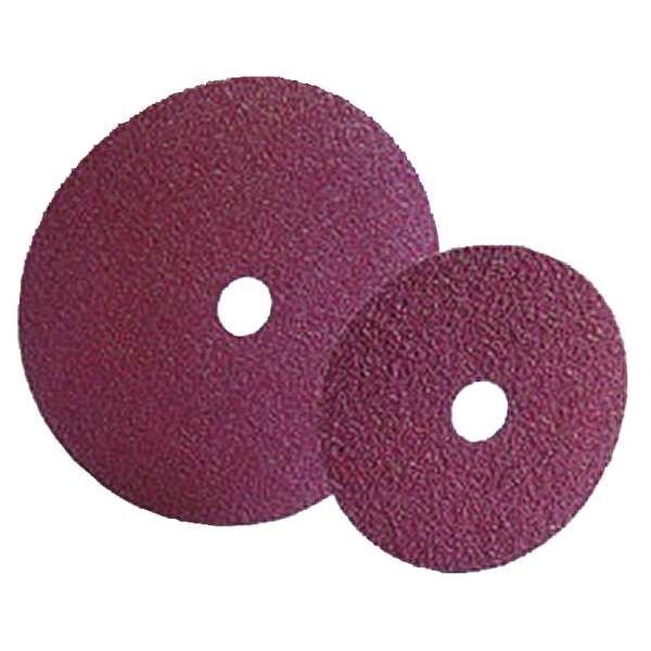 Fiber Disc, 4 1/2 in Dia, 7/8 in Mounting Hole, Aluminum Oxide, 120 Grit, F240 , PK25