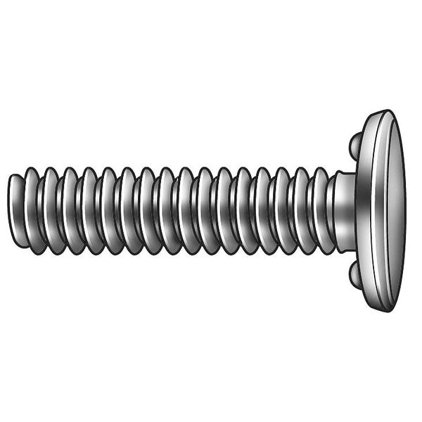 Weld Stud, 1/2"-13, 1.391 in, Bottom Projection, Steel, Black Oxide Finish, 100 PK