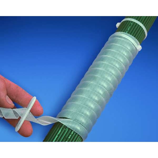 Spiral Wrap, 4 in Max Bundle Dia., 250 ft, Nylon 6/6, Black