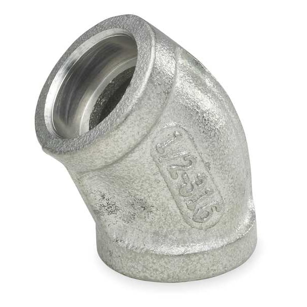 1-1/2" Socket Weld SS 45 Degree Elbow