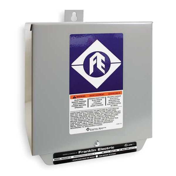 Control Box, 3HP, 230V, 1Phase