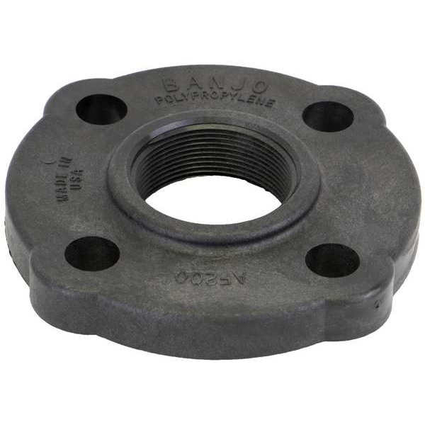Flange, Polypropylene, 2", Schedule 80, 150 psi Max Pressure
