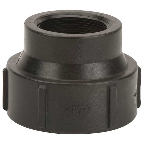 Reducing Coupling, Polypropylene, 3" x 2", Schedule 80, 300 psi Max Pressure