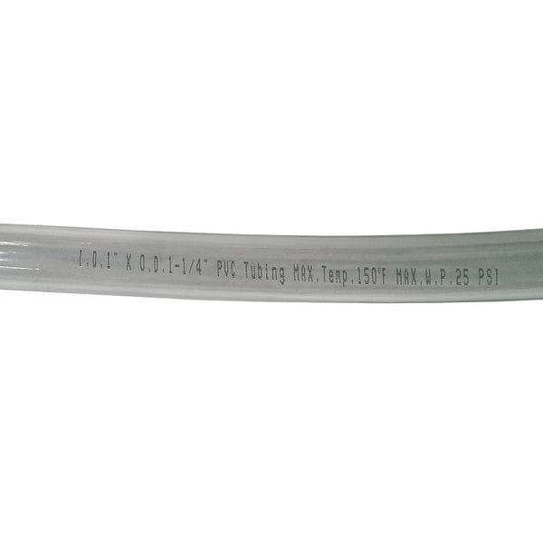 Tubing, 1 I.D., 100 ft., Clear, Flexible