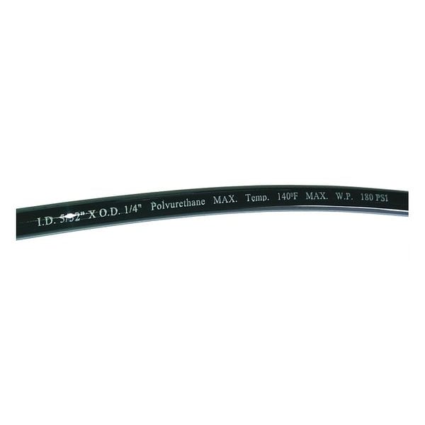 Tubing, 5/32In. IDx1/4 In OD, 100 Ft, Black