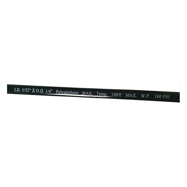 Tubing, 5/32In IDx1/4 In OD, 250 Ft, Black