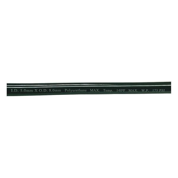 Tubing, 5 IDx8mm OD, 100 Ft, Black