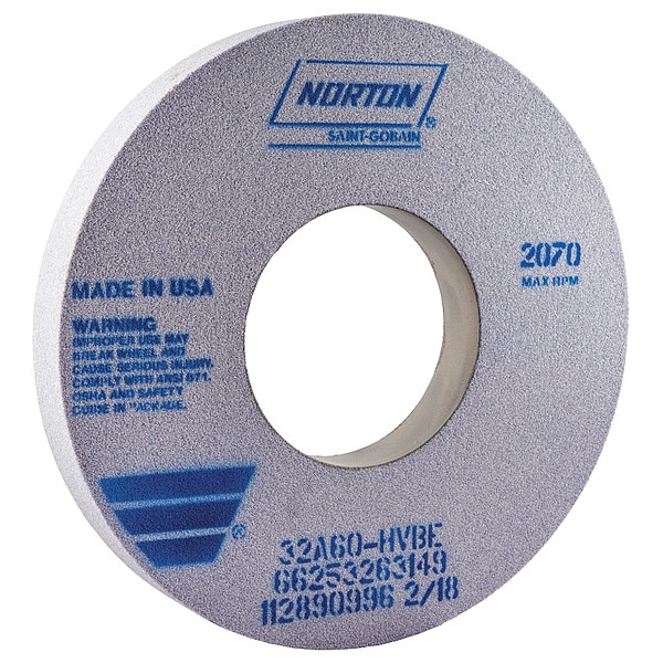 Grinding Wheel, T1, 12x1-1/2x5, AO, 60G, Sft