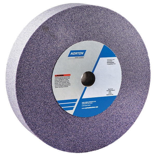 Grinding Wheel, T1, 12x2x1-1/4, AO, 46G, Med
