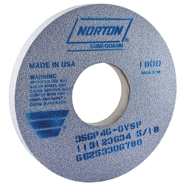 Grinding Wheel, T1, 14x1-1/2x5, CA, 46G, Sft