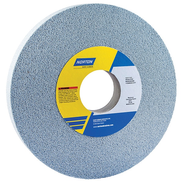 Grinding Wheel, T1, 12x1x3, CA, 60G, Sft, Blue