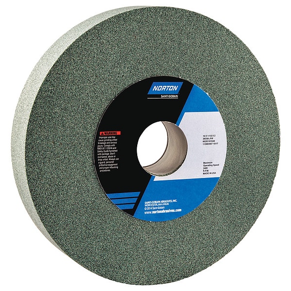 Grinding Wheel, T1, 10x1-1/2x2, SC, 60G, Grn