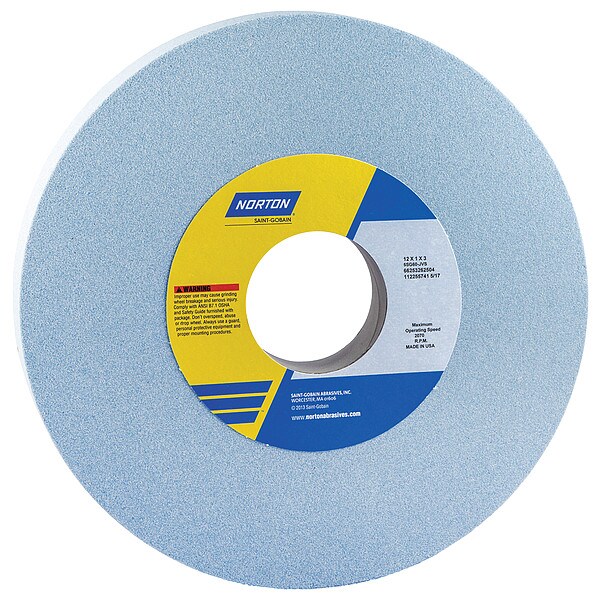 Grinding Wheel, T1, 12x1x3, CA, 60G, Med, Blue