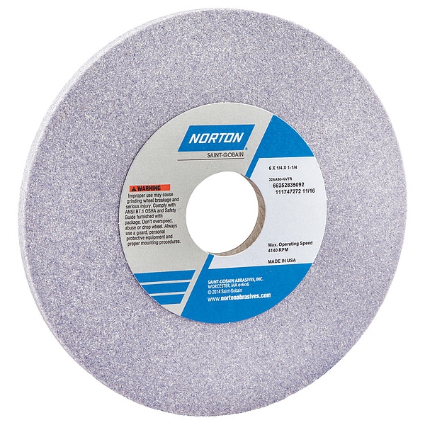 Grinding Wheel, T1, 6x1/4x1-1/4, AO, 80G