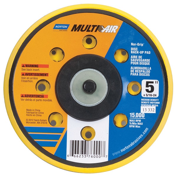 Hook-and-Loop Dsc BU Pad, Multi-Hole, 5D