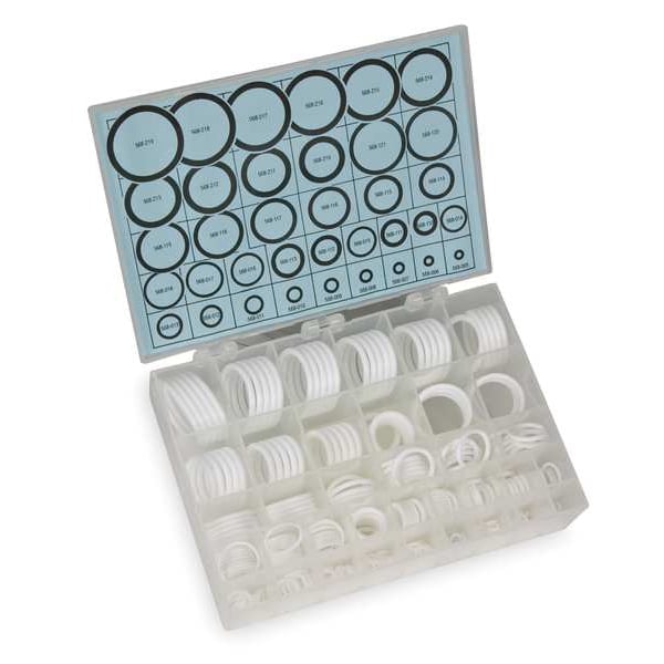O-Ring Assortment, PTFE, 325 Pcs, 36 Sizes