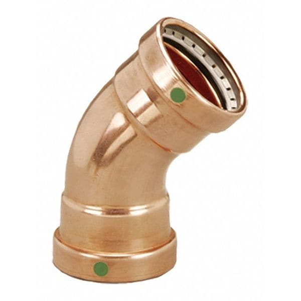 Viega ProPress XL 45 elbow, 2-1/2" x 2-1/2"