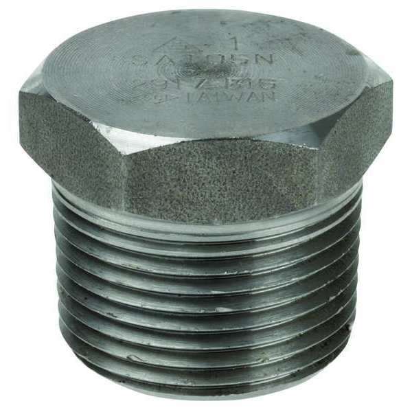 1-1/2" MNPT SS Hex Head Plug