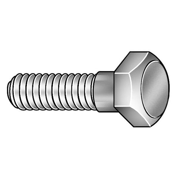 Grade A490, 1-1/8"-7 Structural Bolt, Plain Steel, 3 3/4 in L, 135 PK