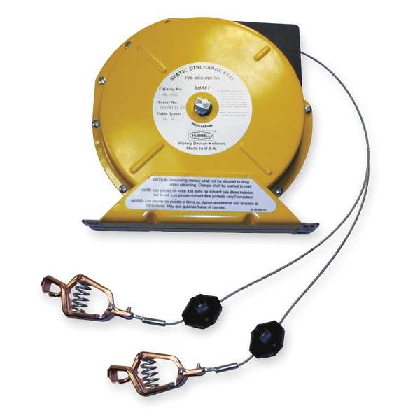 Cord Reel, Yellow Reel Color, 50 ft Length