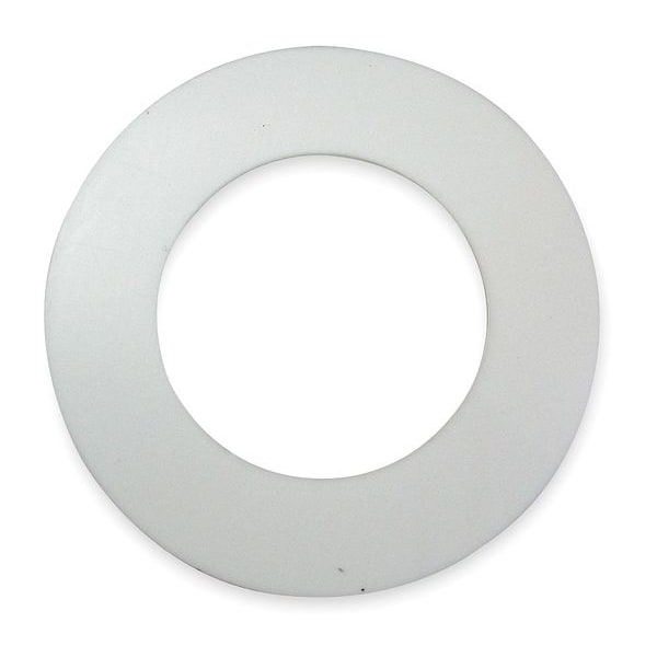 Gasket, Ring, 8 In, Virgin PTFE, White, Temp. Range (F): -450 to 500
