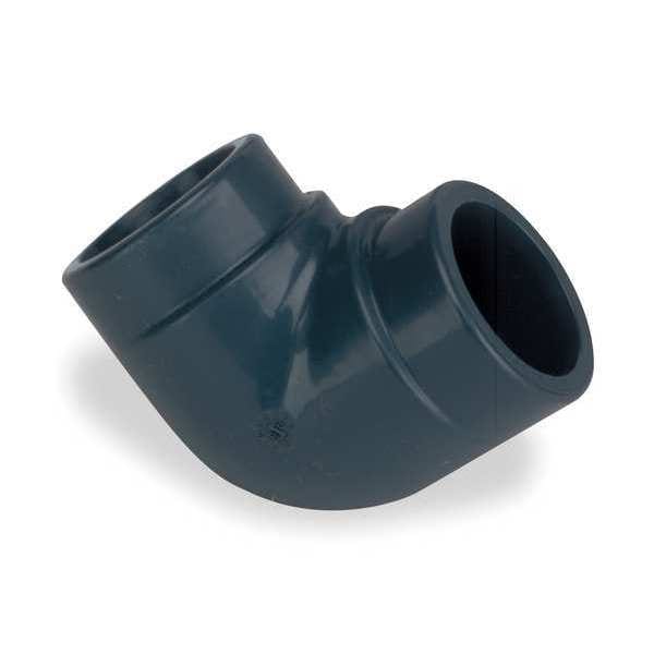 PVC Elbow, 90 Degrees, Socket x Socket, 2-1/2 in Pipe Size