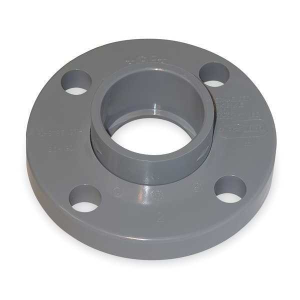 PVC PVC Flange, Socket, 3 in Pipe Size