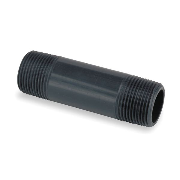 2-1/2" MNPT x 12" TBE PVC Pipe Nipple Sch 80