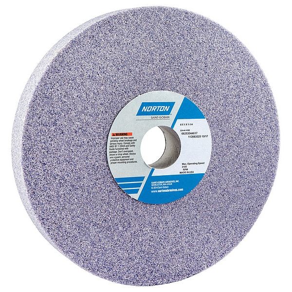 Grinding Wheel, T1, 8x1x1-1/4, AO, 46G, PK5