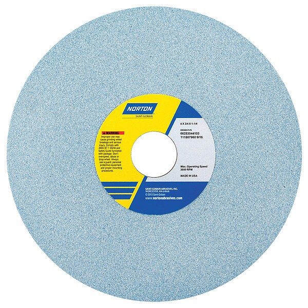 Grinding Wheel, T1, 8x3/4x1.25, CA, 60G, PK5