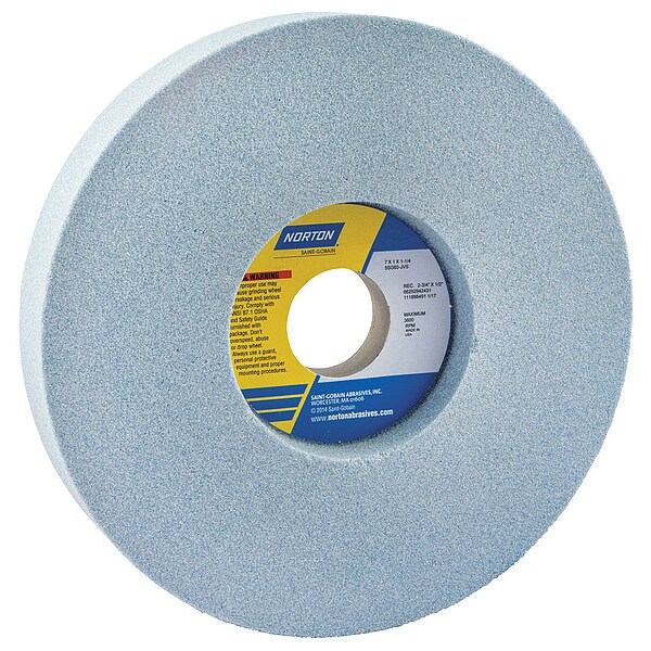 Recessed Grinding Whl, 1/S, 7x1x1.25, PK5