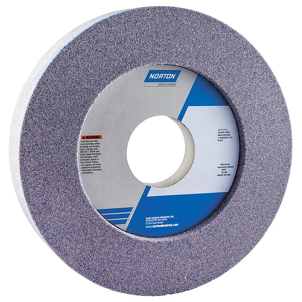 Grinding Wheel, 12x2x3, Rec 2/S 7.25x1/2